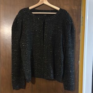 Express Black and Gold Women's Cardigan